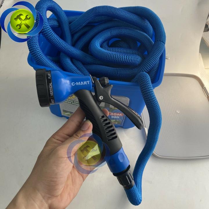 Bộ dây tưới vườn C-mart M0013-30 30 mét giãn nở thông minh