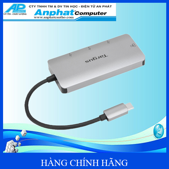 Hub TARGUS 4-Port USB 3.0 và Ethernet 4 in 1  ACA959 - Hàng Chính Hãng