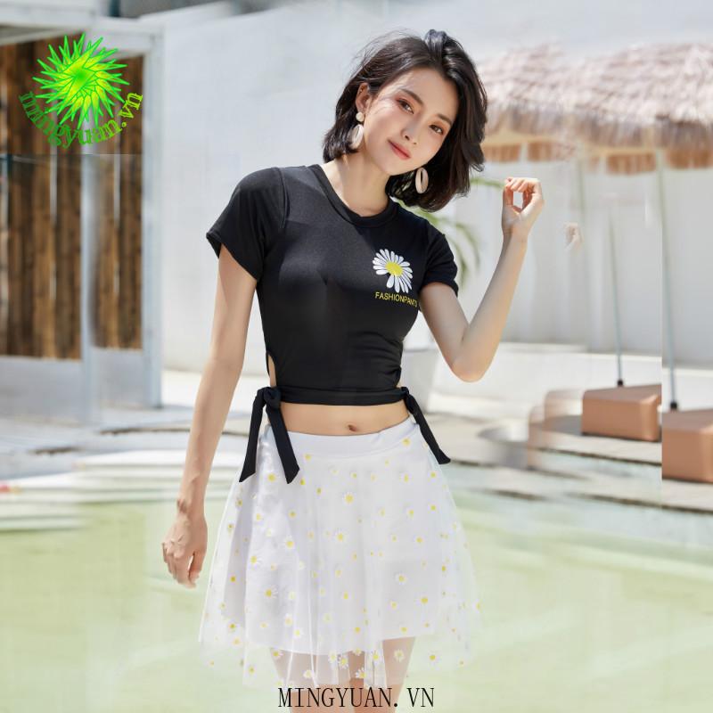 Bộ Đồ Bơi Hai Mảnh Mỏng Nhẹ Thời Trang Cho Nữ