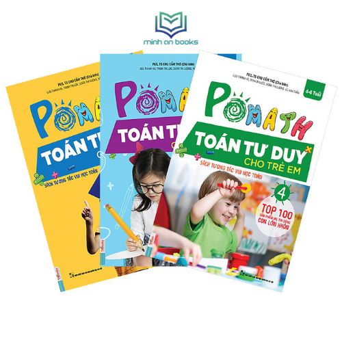 Combo 3 Cuốn Pomath Toán Tư Duy Cho Trẻ Em