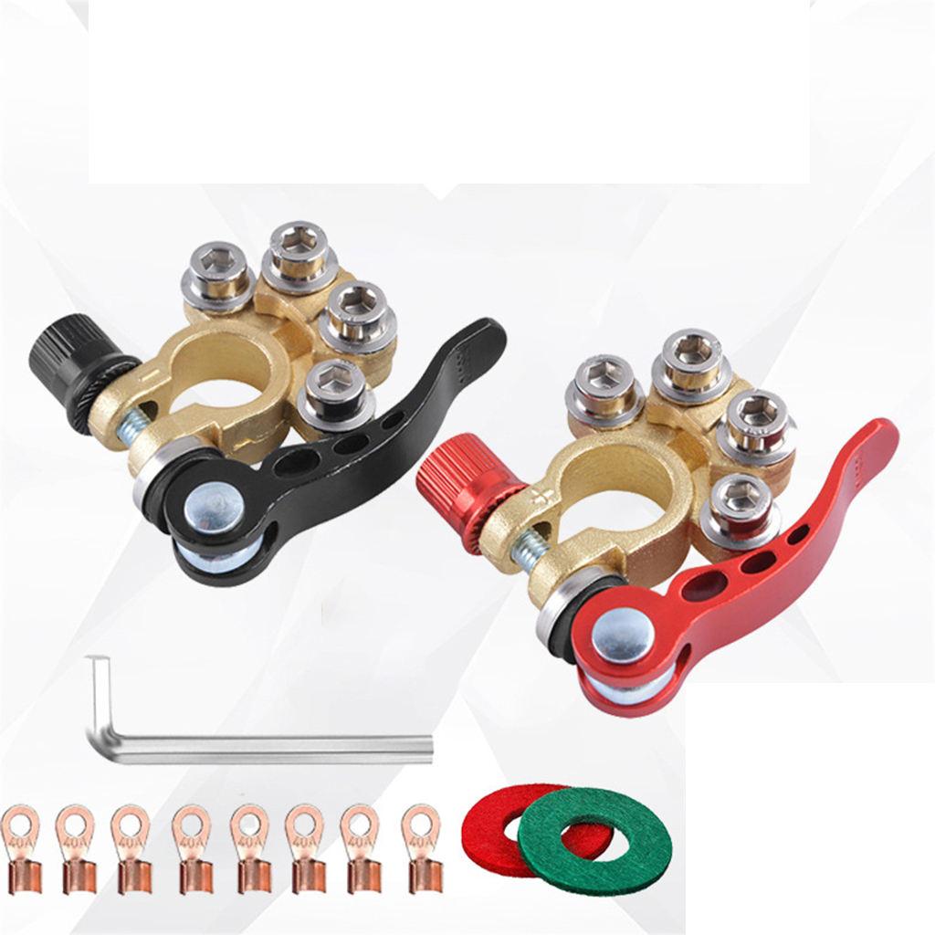 Battery Terminal Copper Corrosion Resistance Connectors Clamps Fits for Car