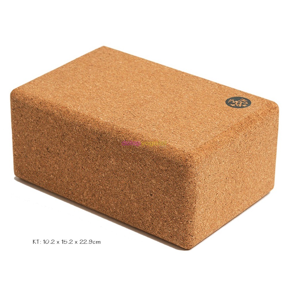 Gạch tập yoga Manduka gỗ bần Cork Yoga Block