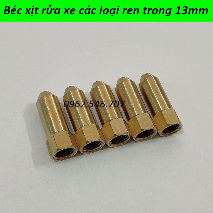 Béc rửa xe bằng đồng áp lực cao ren trong 13mm