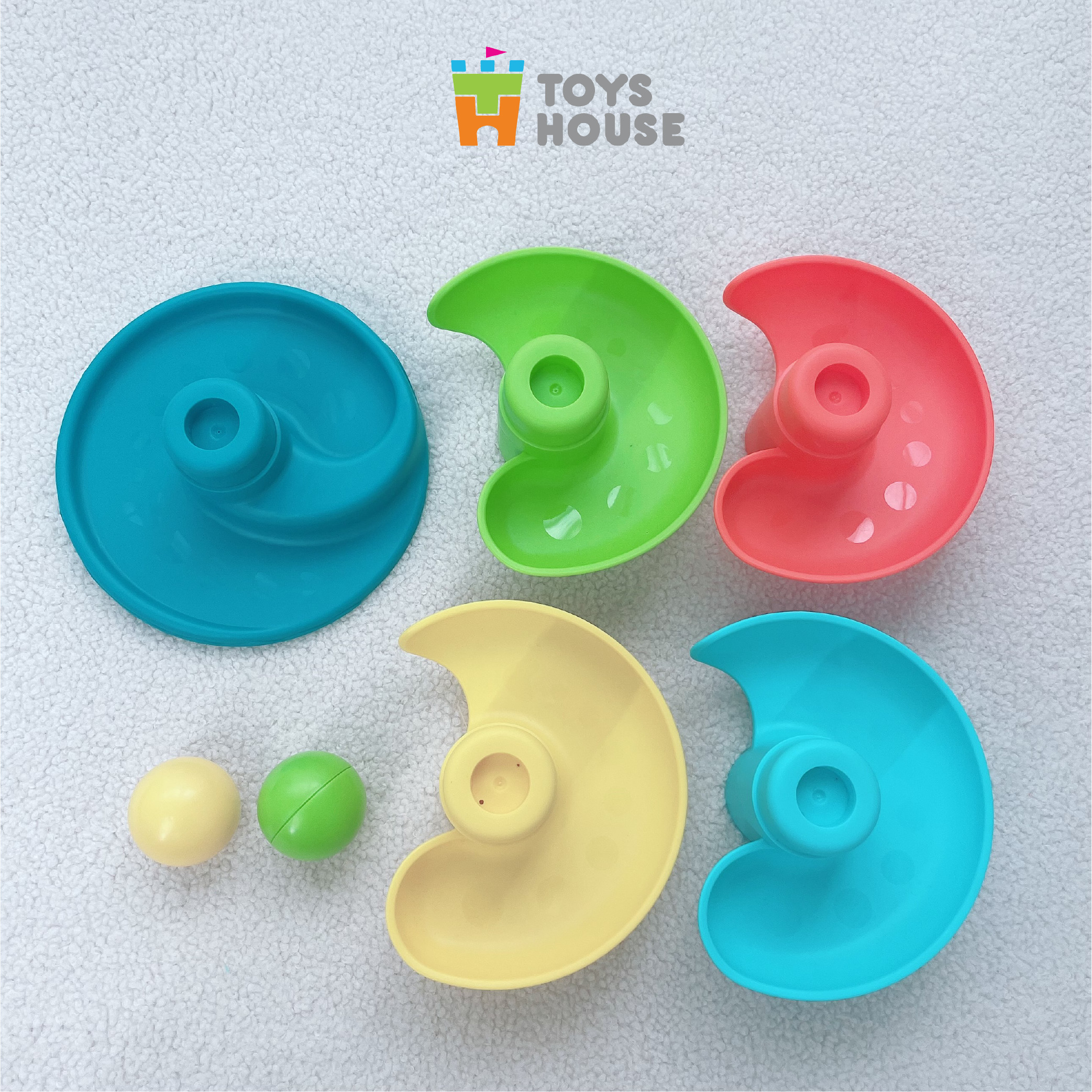 Tháp xếp chồng thả bóng cho bé ToysHouse HE0291 - đồ chơi cho bé từ 6 tháng