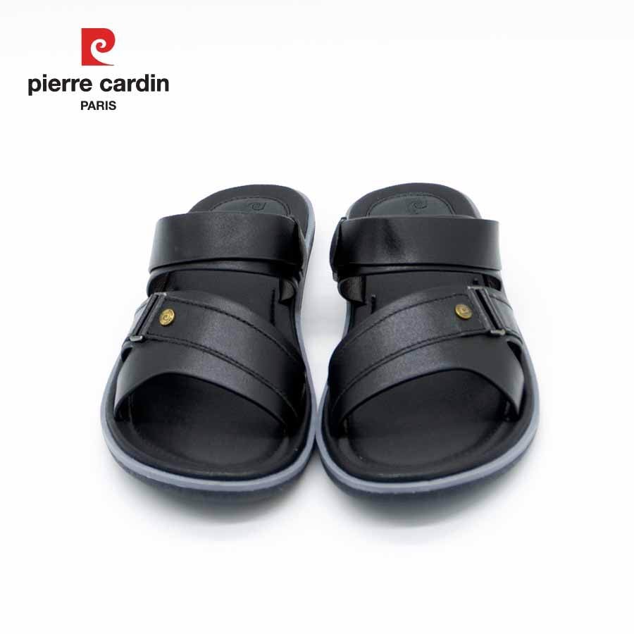 Sandal nam da bò thật Pierre Cardin PCMFWL 129, thiết kế có quai hậu, dễ mang, phù hợp với mùa hè, thoát hơi tốt