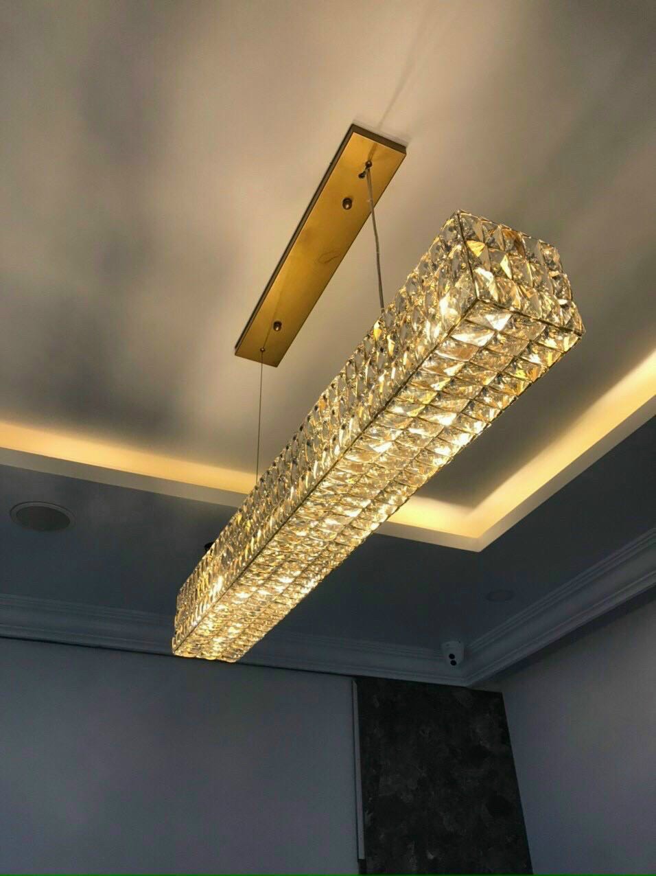 Đèn thả JEASE hiện đại làm bằng pha lê cao cấp trang trí nội thất sang trọng