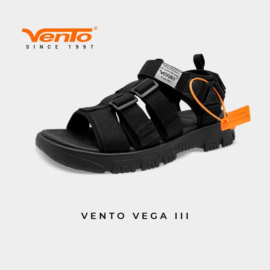 Giày dép Sandal Nam VENTO VEGA III Nam màu Đen đi học/đi làm NB10605