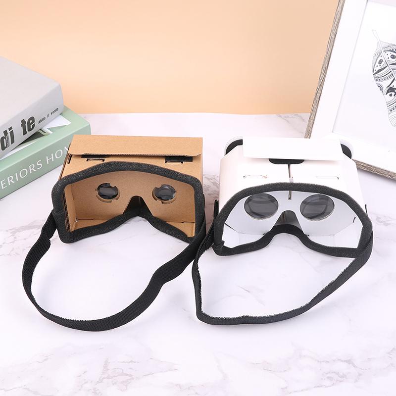 Kính Thực Tế Ảo Kính Google Cardboard Kính 3D VR Kính Xem Phim Cho SmartPhone Tai Nghe VR Màu sắc: Trắng