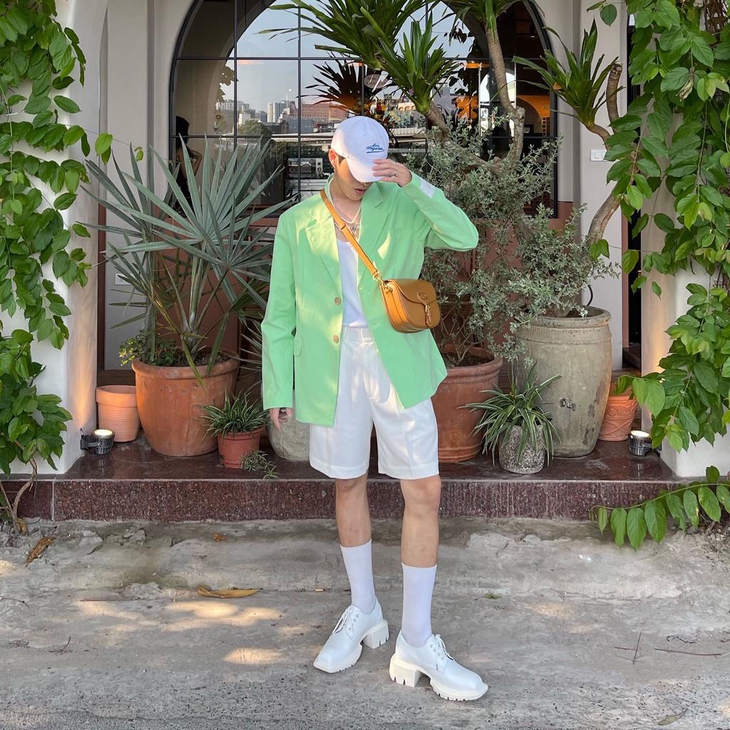 Áo khoác Y218 MINTIE BLAZER màu xanh mint