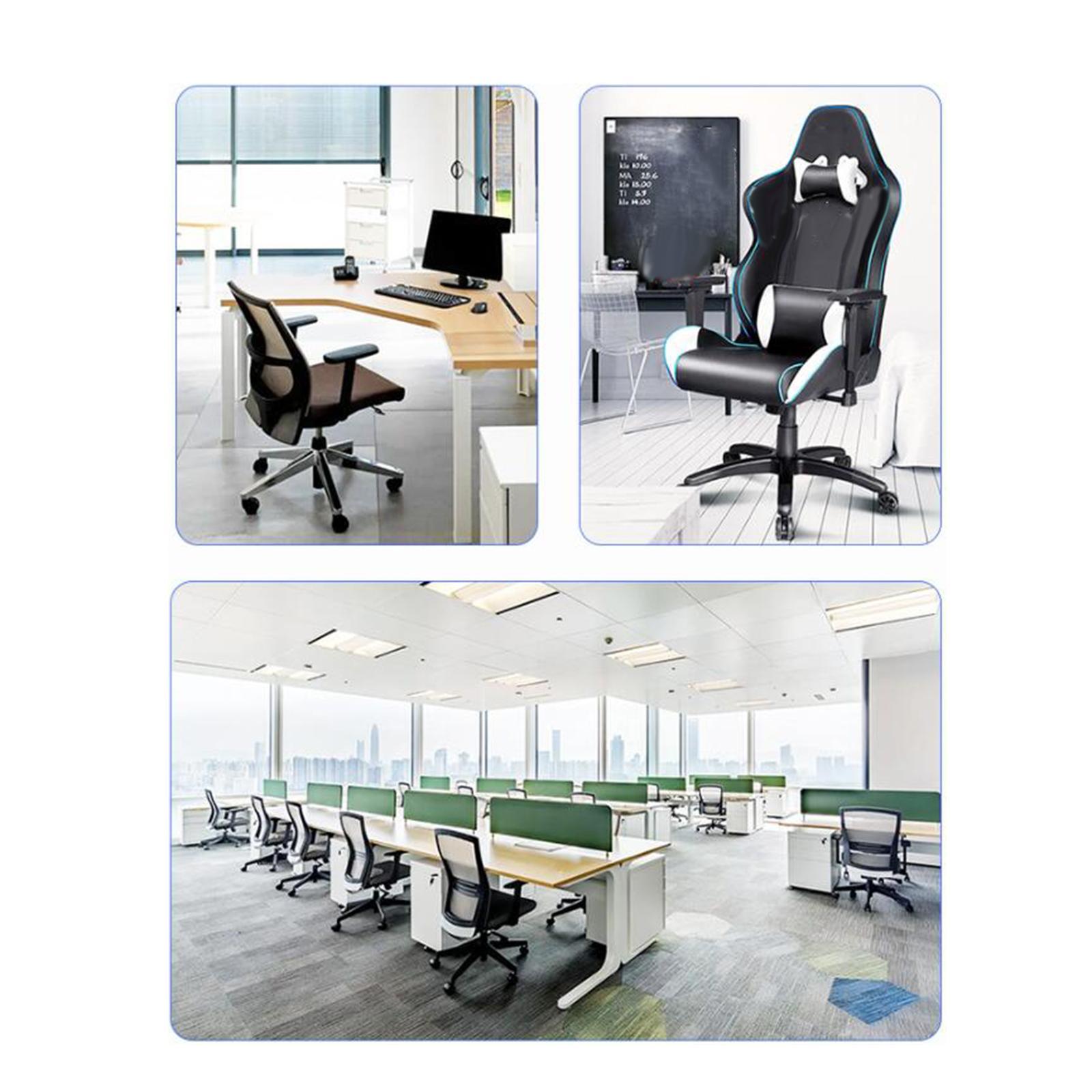 Office Chair Armrest Pad Office Chair Parts with Mounting Hole Screws Set