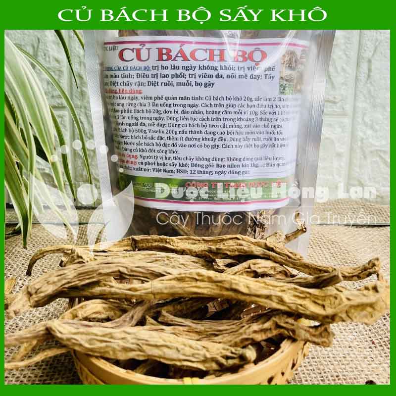 Củ Bách Bộ khô sạch đóng gói 1kg