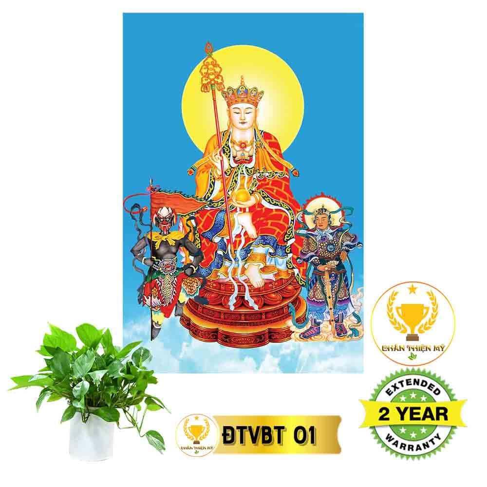 Tranh Địa Tạng Vương có khung