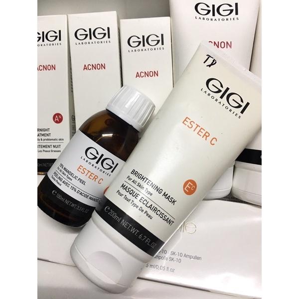 Mặt nạ trắng da GIgi Ester C Brightening Mask GiGi căng mịn da se khít lỗ chân lông cấp ẩm cho da - Hee's Beauty