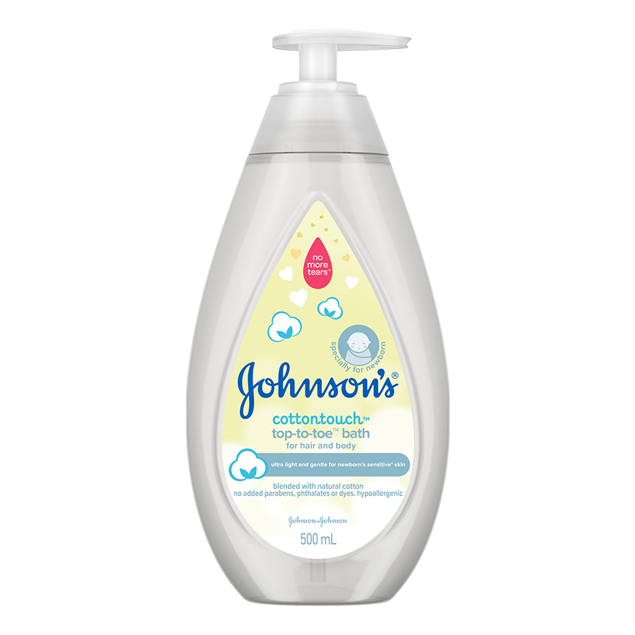 Sữa tắm gội toàn thân Johnson's Baby mềm mịn (500ml)