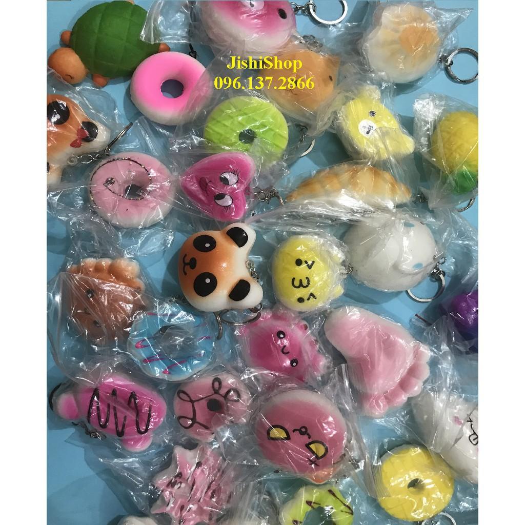 Combo 35 squishy kèm móc khóa HK_T2