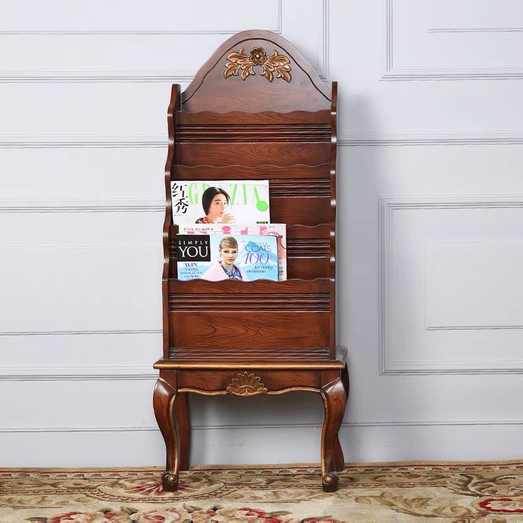 Kệ đựng sách báo phong cách tân cổ điển TS-003