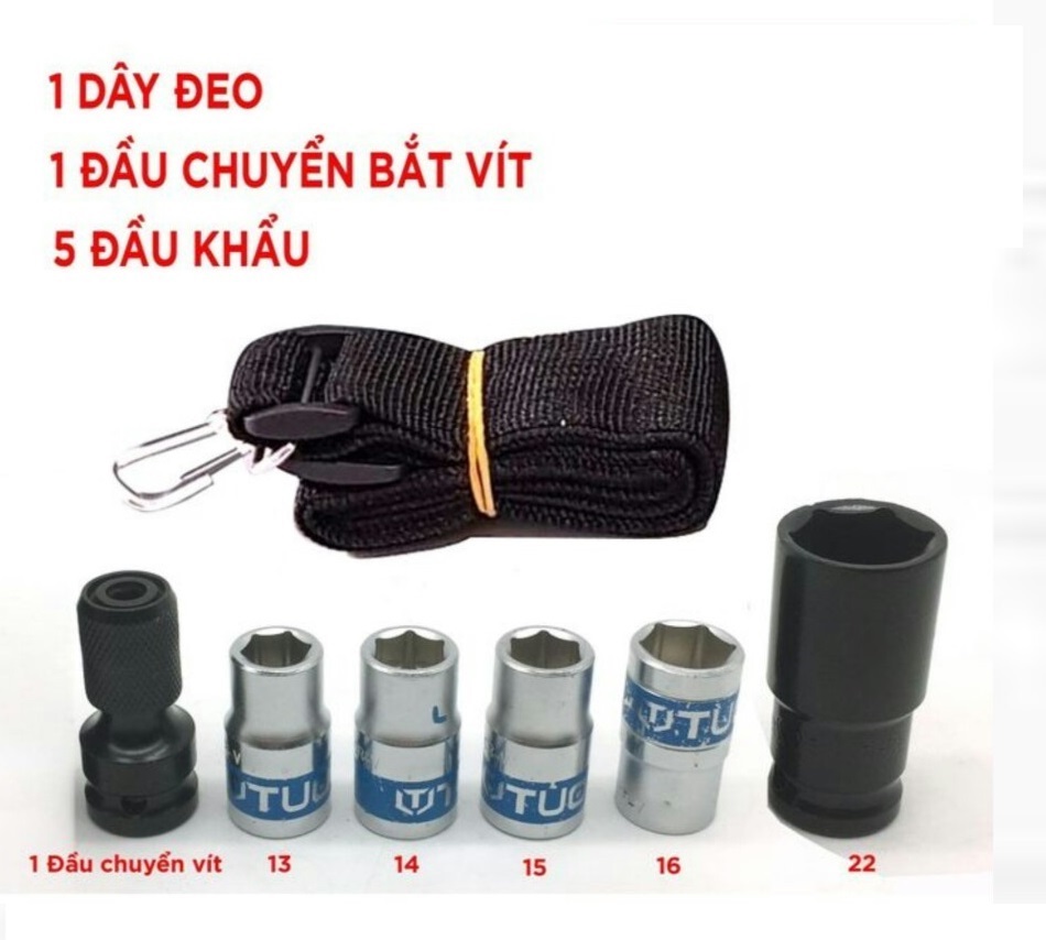 Máy siết bulong Không chổi than RAKUTEN 199V tặng đầu chuyển thành máy bắn tôn.máy bắt vít