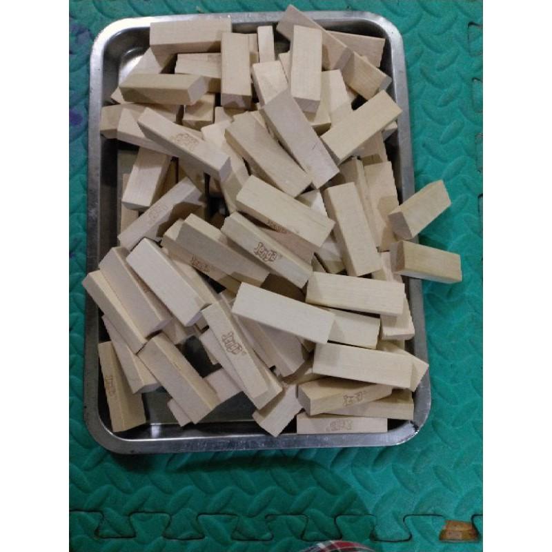 3kg gỗ xếp Jenga#gỗ rút trơn#domino~175 thanh#hàng chọn