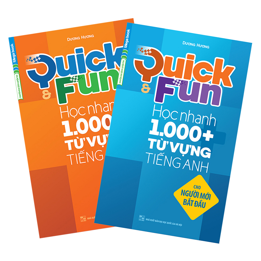 Combo Quick And Fun Học Nhanh 1000+ Từ Vựng Tiếng Anh Cho Luyện Thi THPT Quốc Gia (2 Tập)