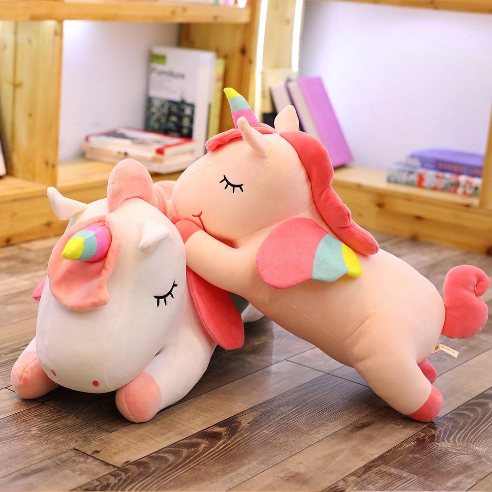 Gấu bông ngựa pony, kỳ lân một sừng làm gối ôm, quà tặng cho bé size 80cm