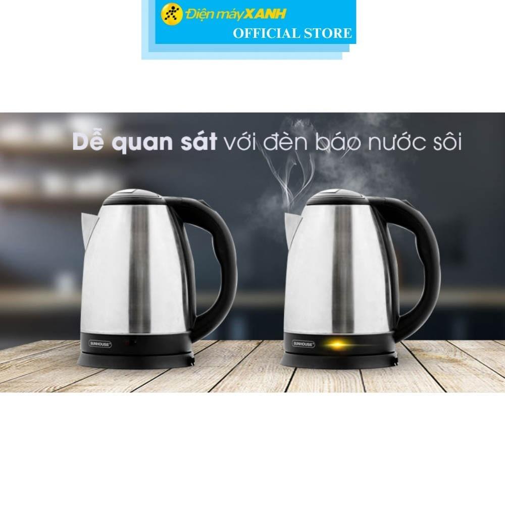 Bình đun siêu tốc Sunhouse 1.8 lít SHD1182 - Hàng chính hãng