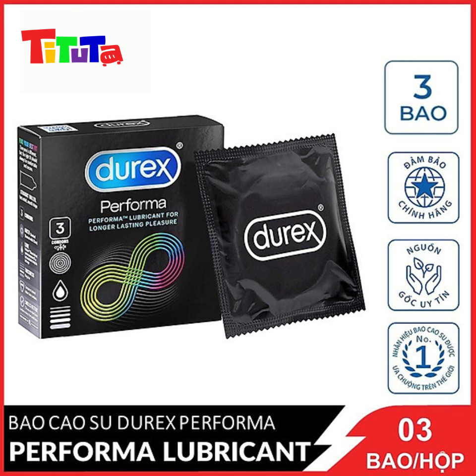 Bao cao su Durex Performa  Hộp 3 cái