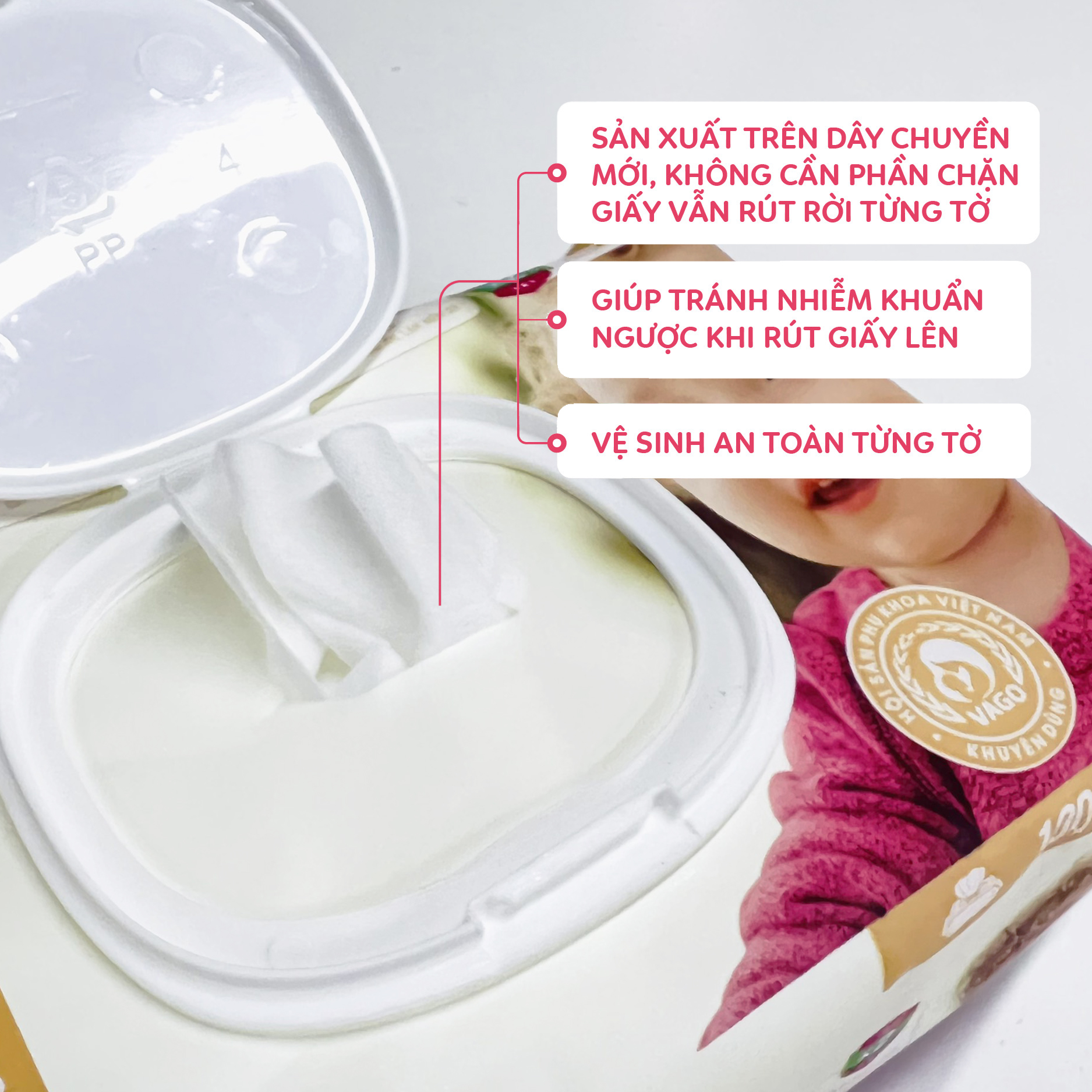 Combo 6 gói khăn ướt ngừa hăm, rôm sảy Mamamy 80 tờ/gói bổ sung , kháng khuẩn, an toàn cho trẻ sơ sinh