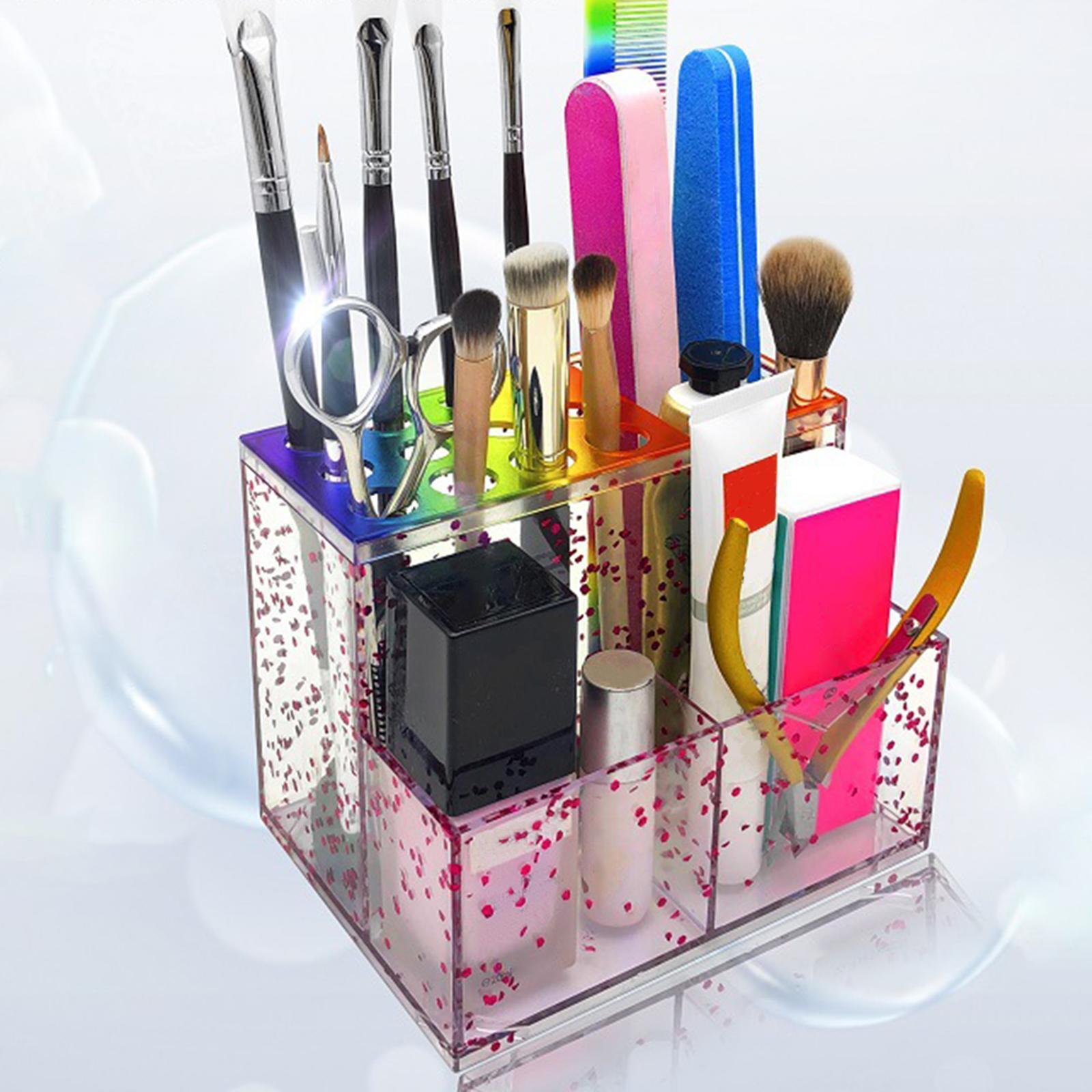 Hair Scissors Storage Box Stylist Scissor Rack for Cosmetic Styling Tool