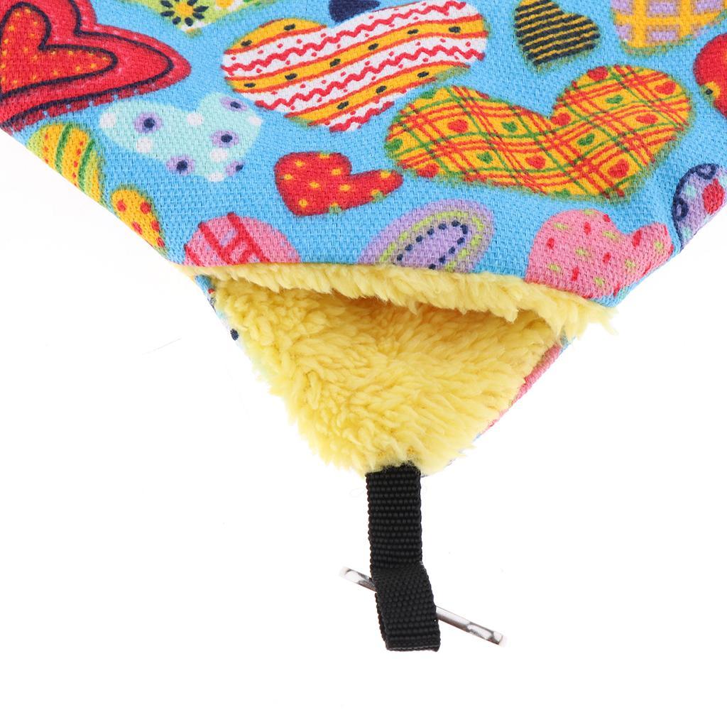 2 Pack Soft Warm Hamster Hammock Small Animal Play Sleep Hamster Bed Nest