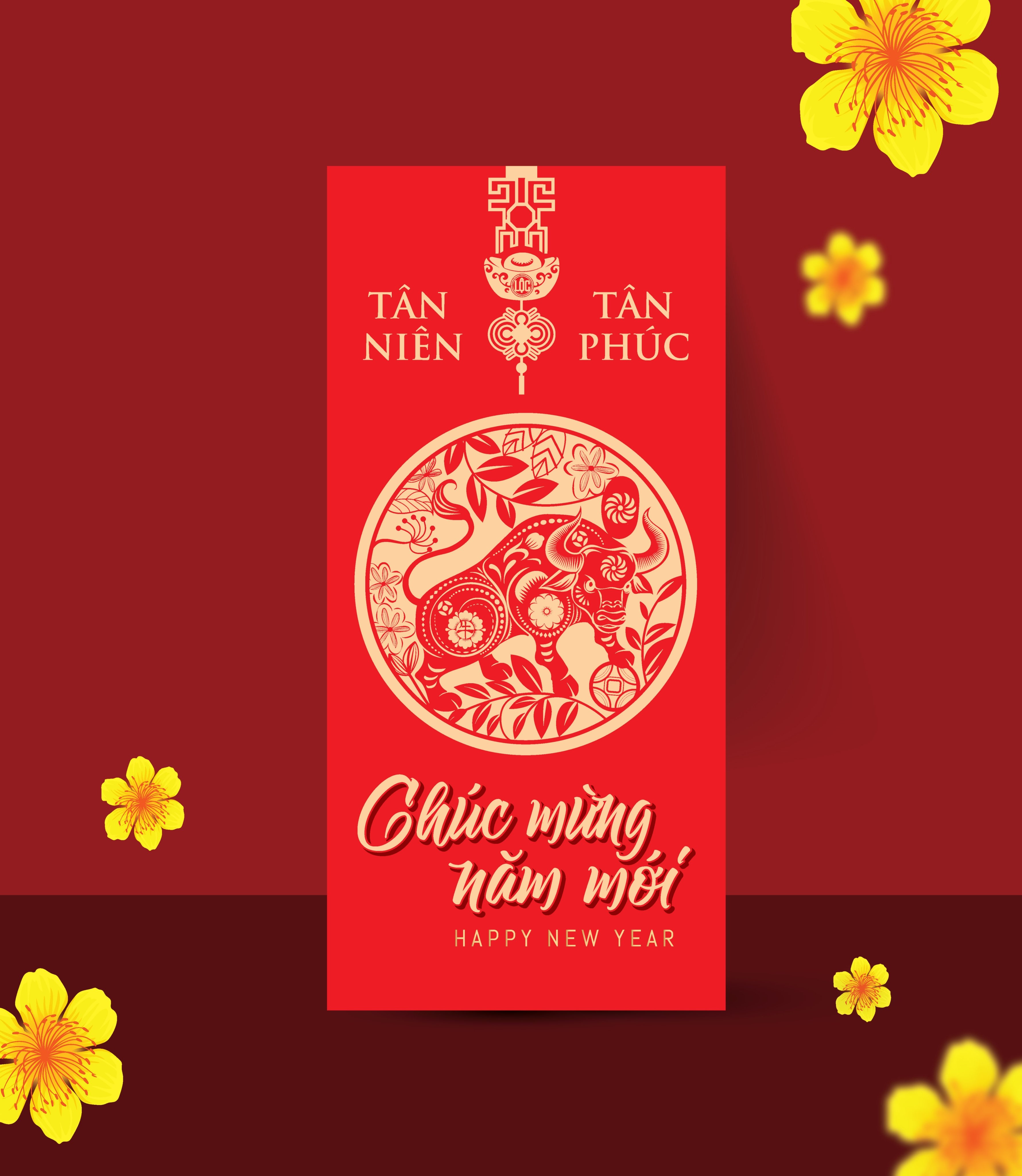 Xấp 100 bao lì xì mẫu chọn mẫu trong hình