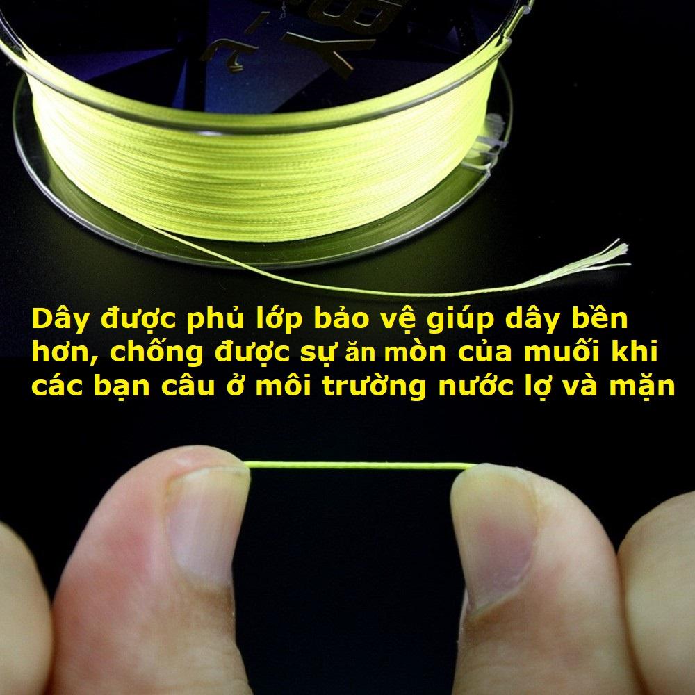 Dây Dù Câu Cá Noeby 150m,8 Lõi Lụa Đức Cao Cấp Siêu Khỏe Sanami Fishing