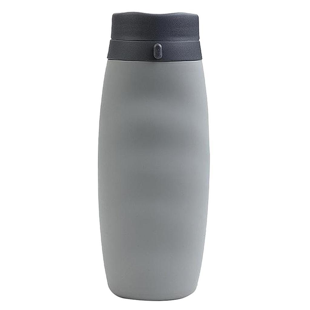 600ml Silicone Folding Water Bottle Outdoor Travel Drink Bottle