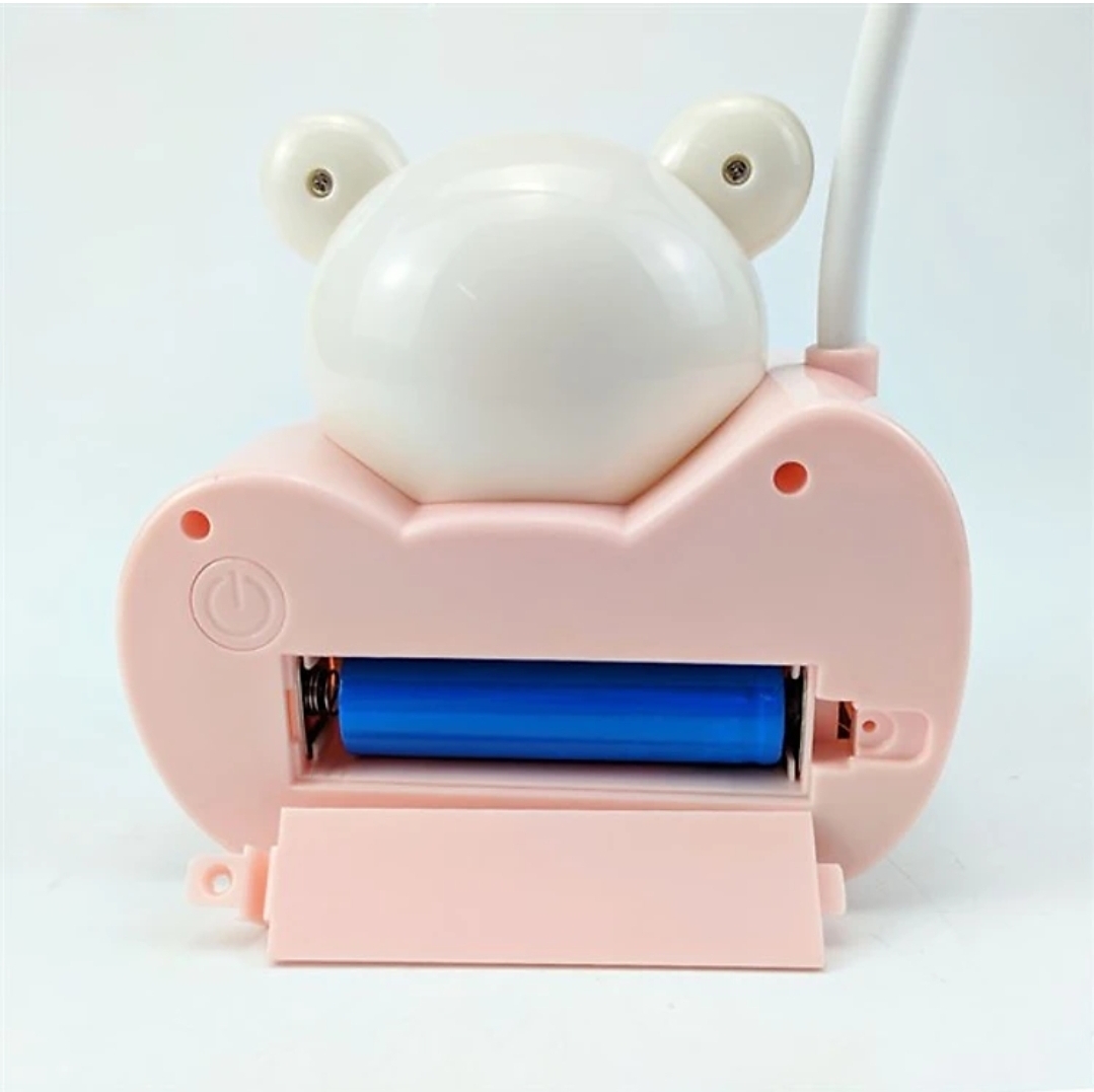 Đèn led chống cận tích điện usb có đèn ngủ hình gấu