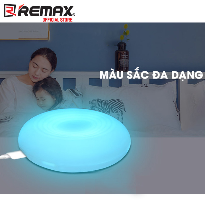 Hình ảnh Đèn ngủ tích hợp sạc không dây Remax RL-LT11 Jellyfish Serie - Hàng nhập khẩu