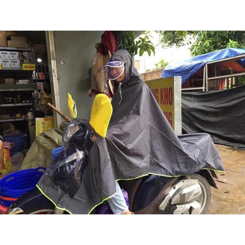 Áo mưa phản quang loại 1 đầu và 2 đầu