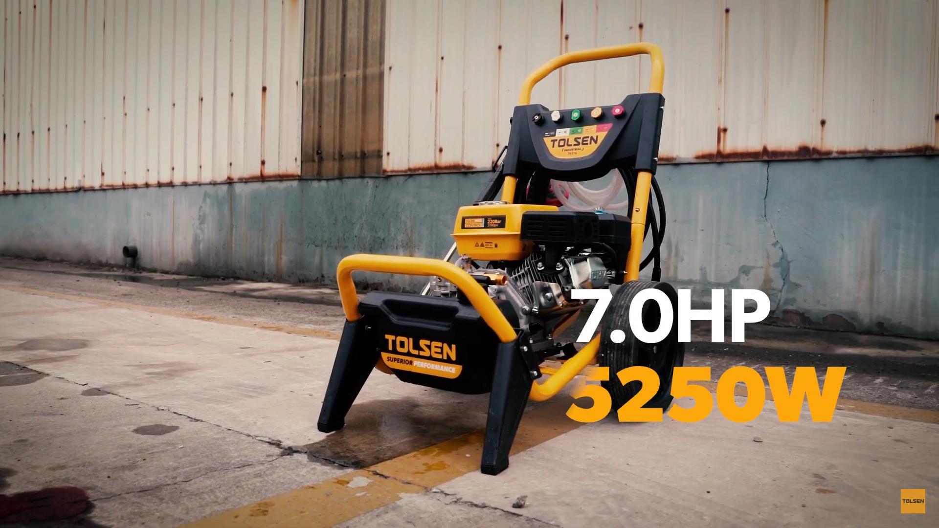 MÁY XỊT CAO ÁP XĂNG 220BAR TOLSEN 79576 - HÀNG CHÍNH HÃNG