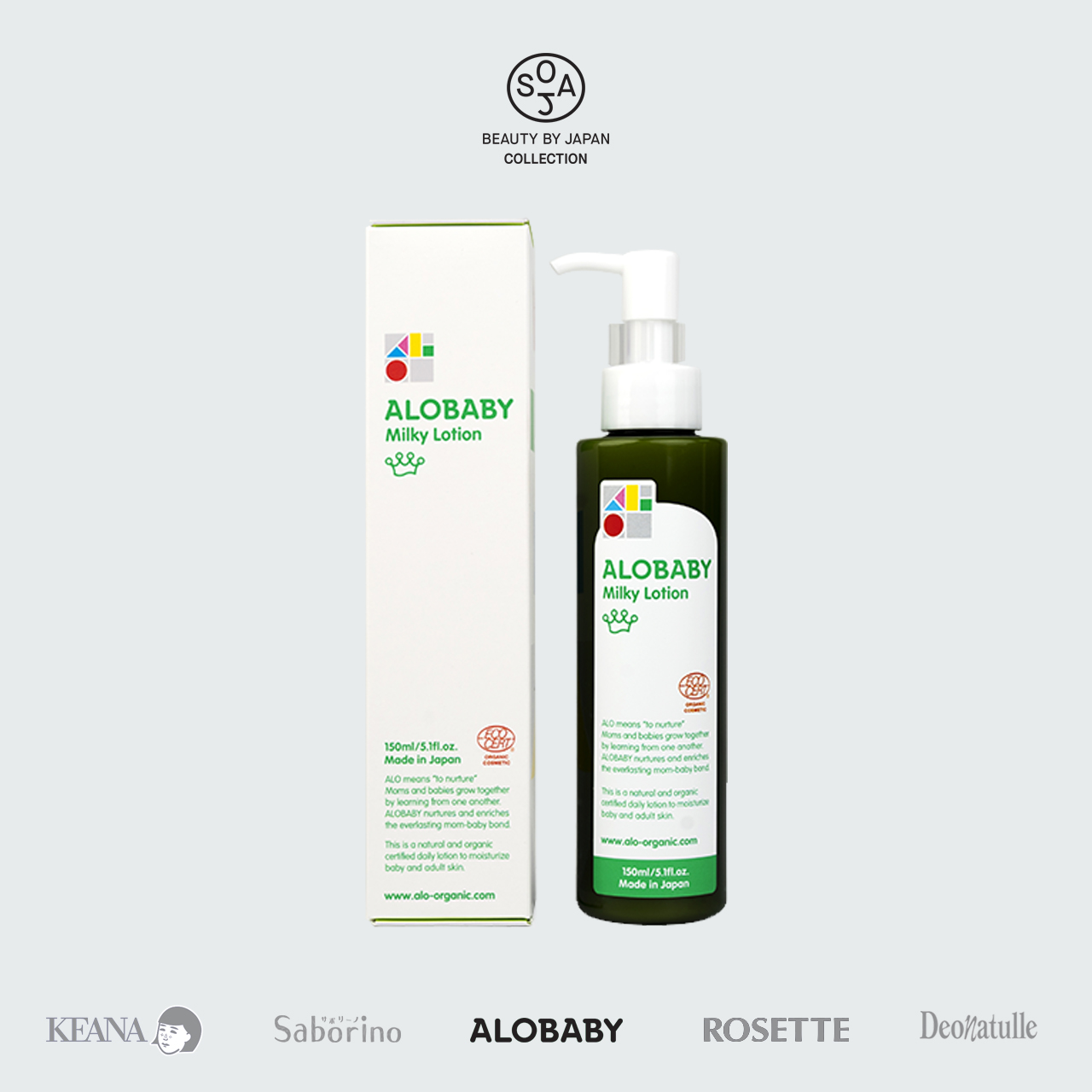 Sữa Dưỡng Da Organic Cho Mẹ Và Trẻ Sơ Sinh 150ml Alobaby Milky Lotion