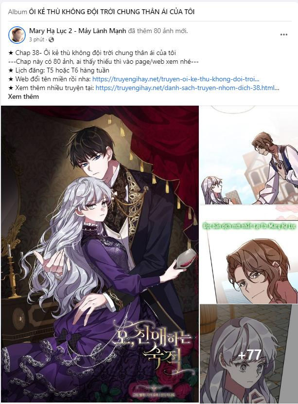 ôi kẻ thù không đội trời chung thân ái của tôi chapter 38.1 1