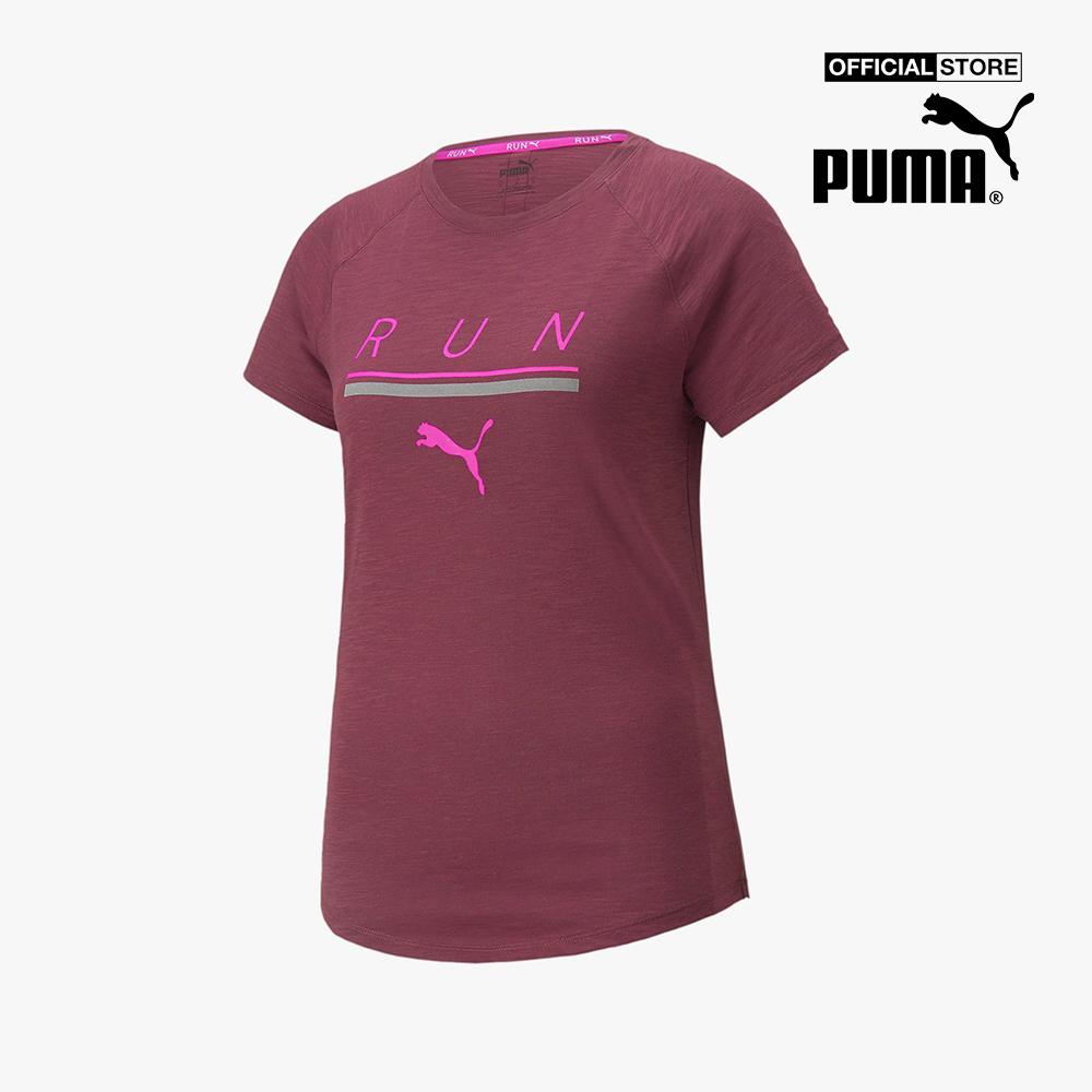 PUMA - Áo thun thể thao nữ ngắn tay 5K Logo 521388