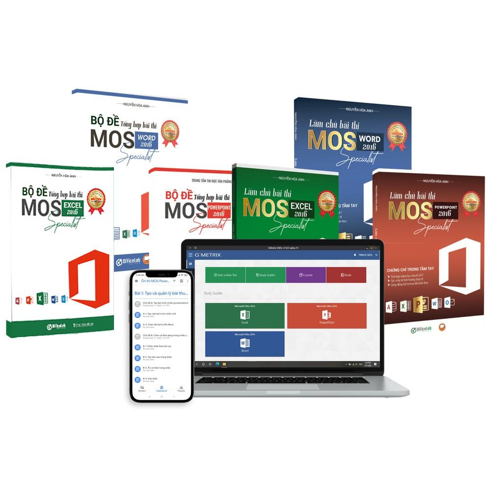 Combo 2 môn Khóa Ôn Thi chứng chỉ MOS 2016 