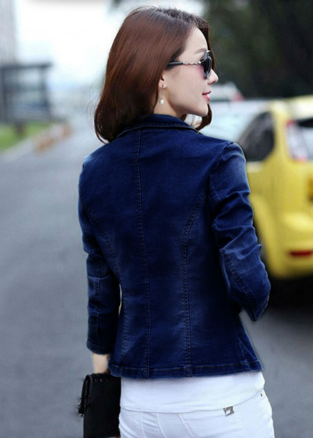 Áo Vest Jean Nữ AK621 - Xanh