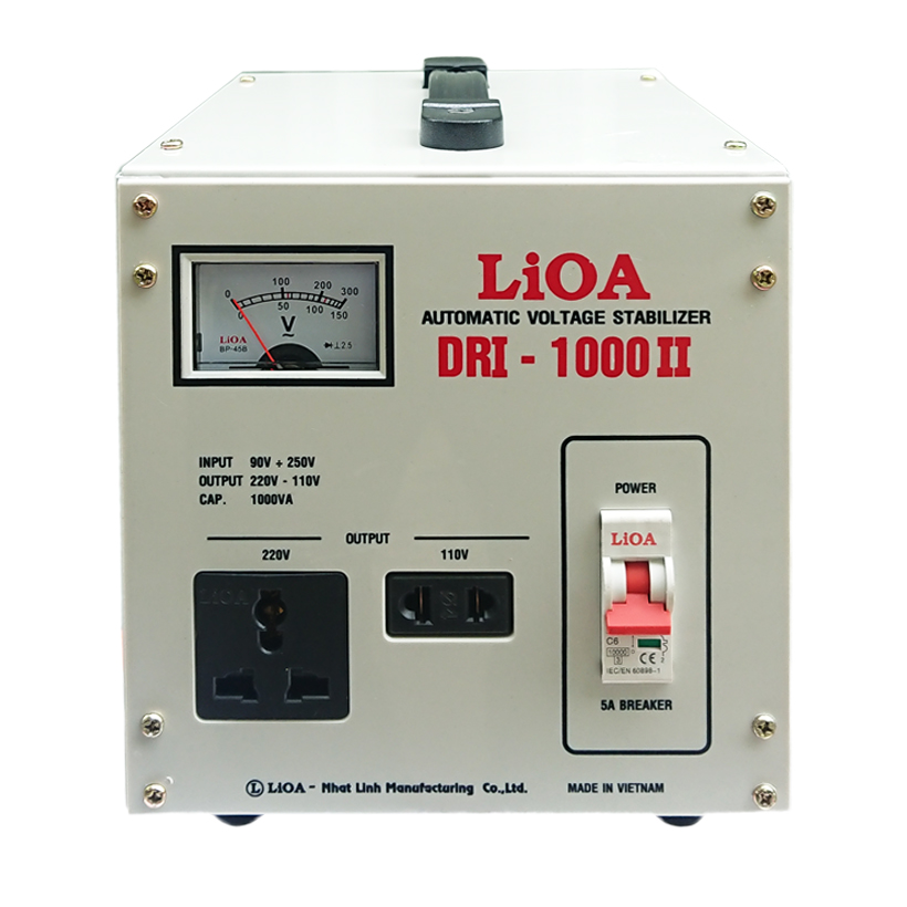 Ổn áp 1 pha LiOA DRI-1000 II