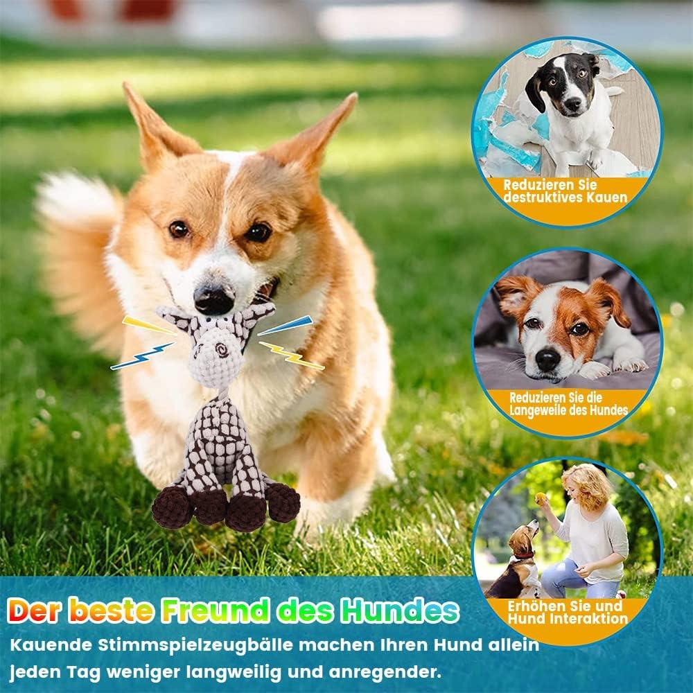 Đồ chơi chó con không thể phá hủy, Đồ chơi nhai cho chó có tiếng kêu, Đồ chơi có tiếng kêu cho chó, Đồ chơi cho chó bằng vải nhung