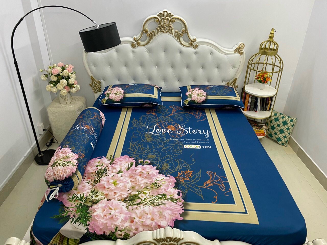 Bộ Drap gối Thun gối thun Ý 5D Cao Cấp , mát lạnh, thấm hút tốt.