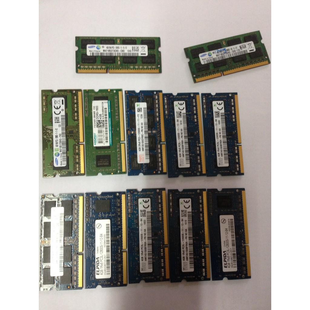 Ram Laptop DDR3 4Gb Bus 1333/1600 - DDR3L 4GB Hàng máy bộ