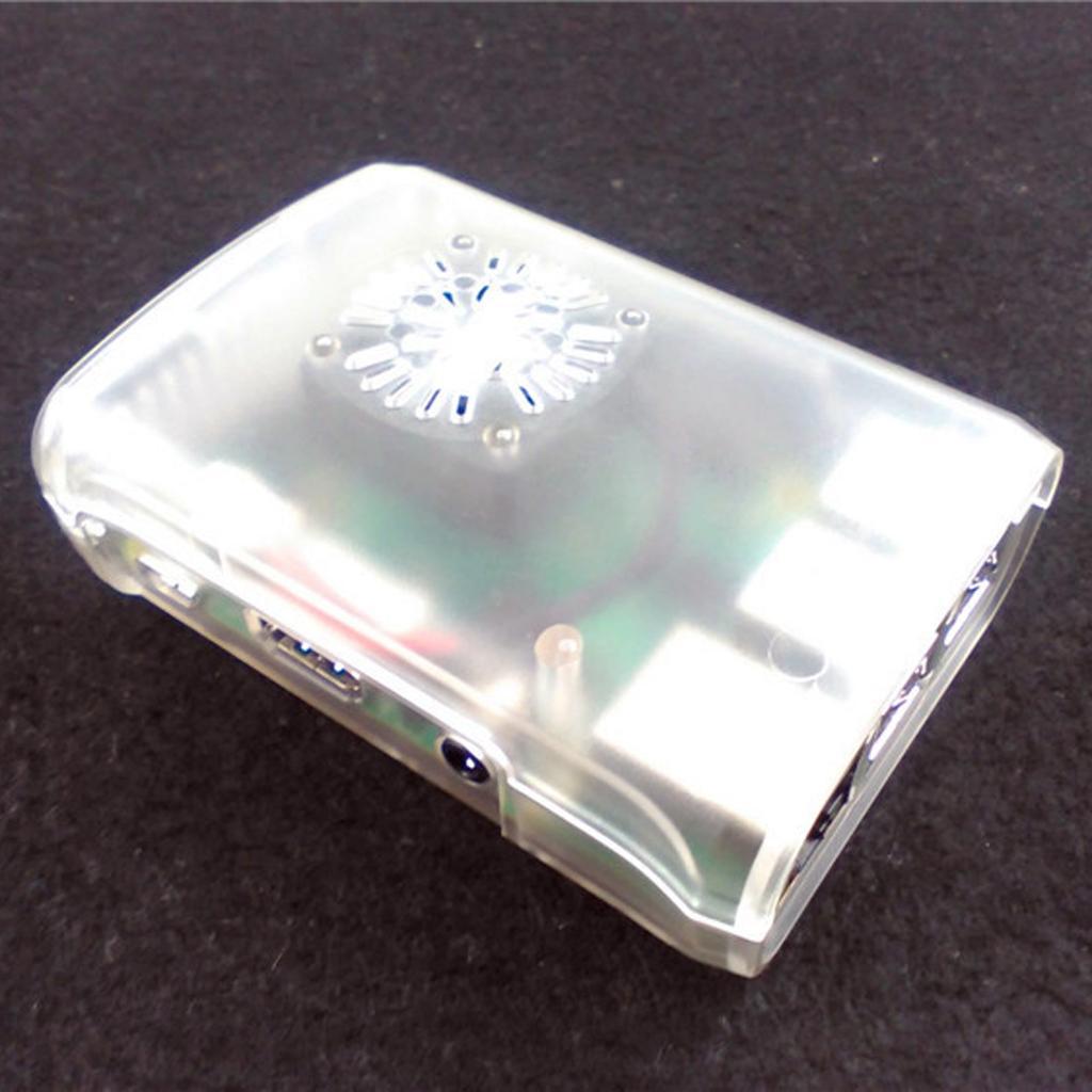 Clear Enclosure Case Shell Cover Box Support Fan For Raspberry Pi 2 Model B+