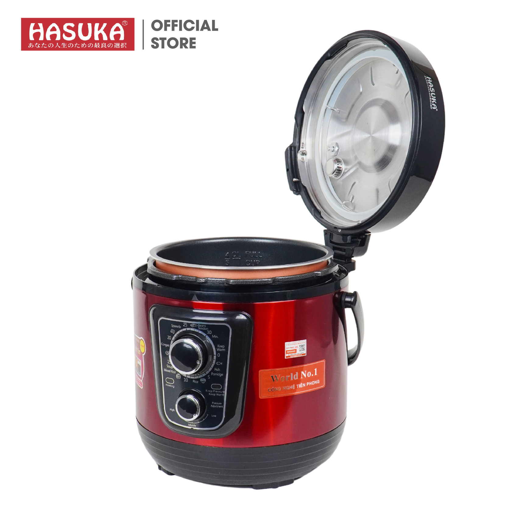 NỒI ÁP SUẤT ĐIỆN ĐA NĂNG HASUKA HSK-988 Hàng chính hãng