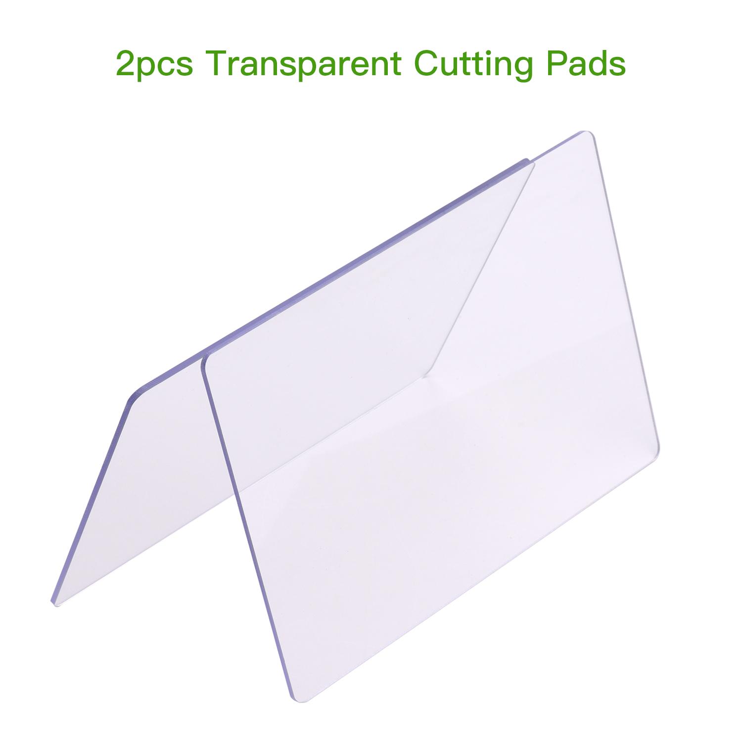 2 miếng đệm cắt trong suốt, Vật liệu PC bền Tấm đệm thay thế độ dày 3mm - 14,6 x 6,2 x 0,1in