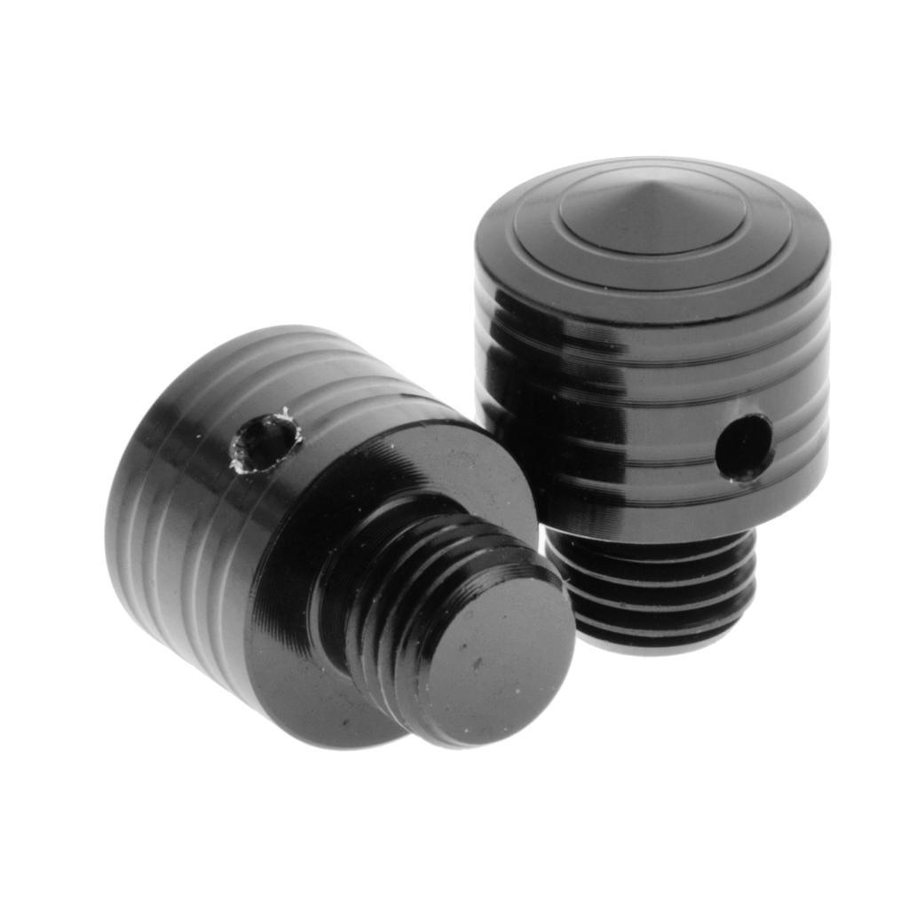 2x Motorcycle ATV Mirror Adapter for 125 150 155 2015-18 Black