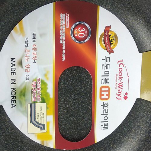 Chảo Hàn Quốc Cook Way Đáy Từ Vân Đá Chống Dính Đáy 5 Lớp Kháng Khuẩn Nấu Trên Mọi Loại Bếp